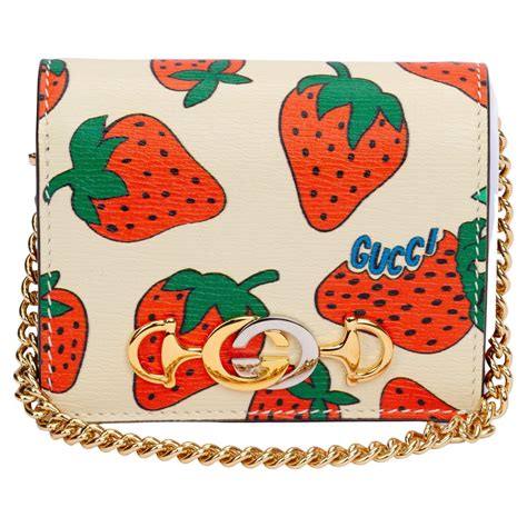 gucci cherry card case|gucci zumi card case wallet.